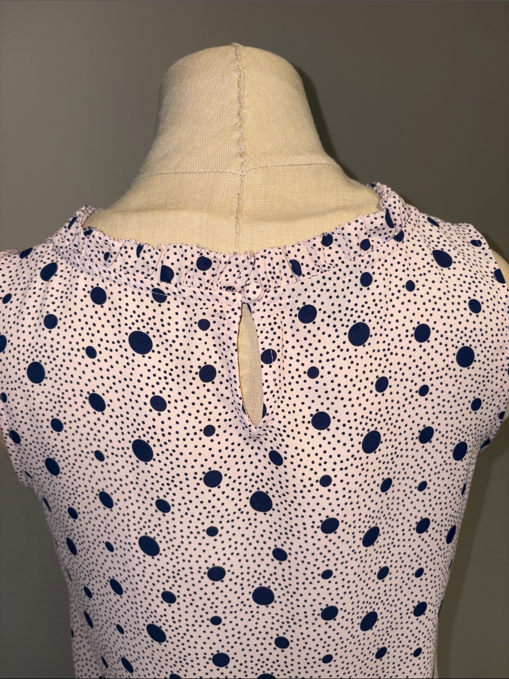 TALBOTS MULTI-DOT SHELL SIZE XS PETITE - Picture 5 of 9